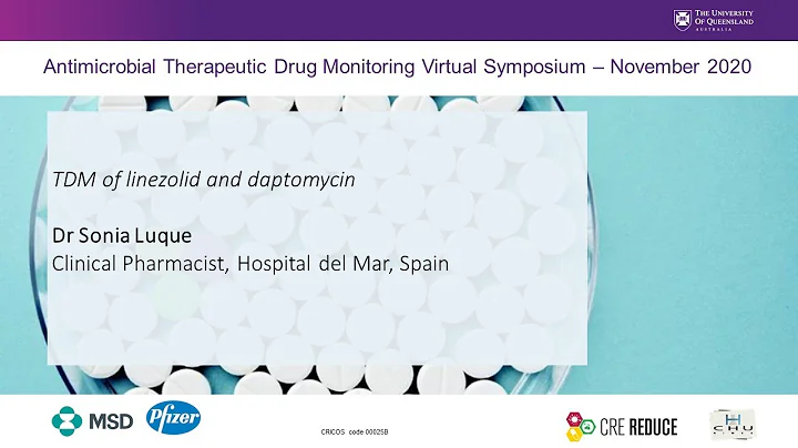 Antimicrobial TDM 11 November 2020 - Dr  Sonia Luque