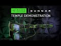 Gunnar xseries interchangeable temple demo