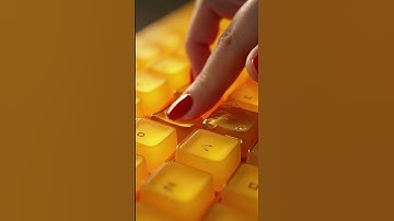 Honey keyboard ASMR 🍯⌨️ #asmr #satisfyling #asmrvideos #honey #viral #relaxing #asmrtriggers