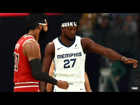 KEY GAME | Chicago Bulls at Memphis Grizzlies | Regular Season | Bryn's Journal PT136 | NBA 2K25