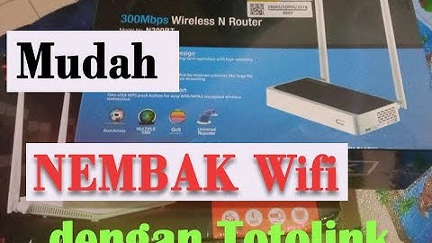 Totolink: Cara Nembak Wifi (Mudah)