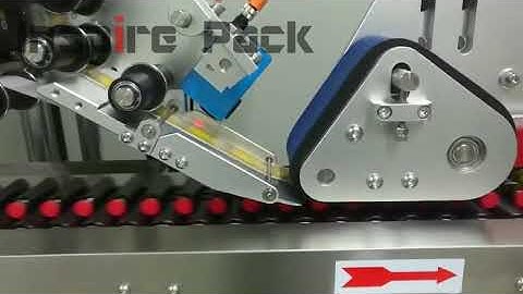 High speed horizontal labeling machine with feeder