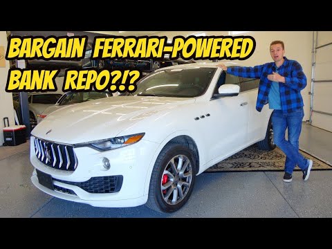 Я купил самый дешёвый Maserati Levante в США, ИЗЪЯТЫЙ ЗА ДОЛГИ, С ГРЯЗНЫМ ДВИГАТЕЛЕМ FERRARI