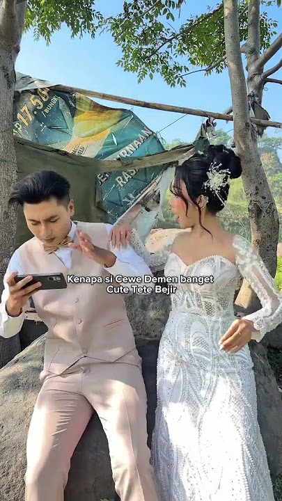 KENAPA SI CEWE DEMEN BANGET PEGANG TETE ,GILIRAN YANG COWO MARAH🤭🤭#shorts #riaspengantin