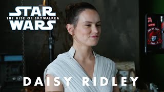 Daisy Ridley On Set Interview Star Wars The Rise of Skywalker