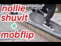 【滑板教学】nollie popshuvit+mobflip（kickflip）=最最最最简单的lateflip？？？？？？