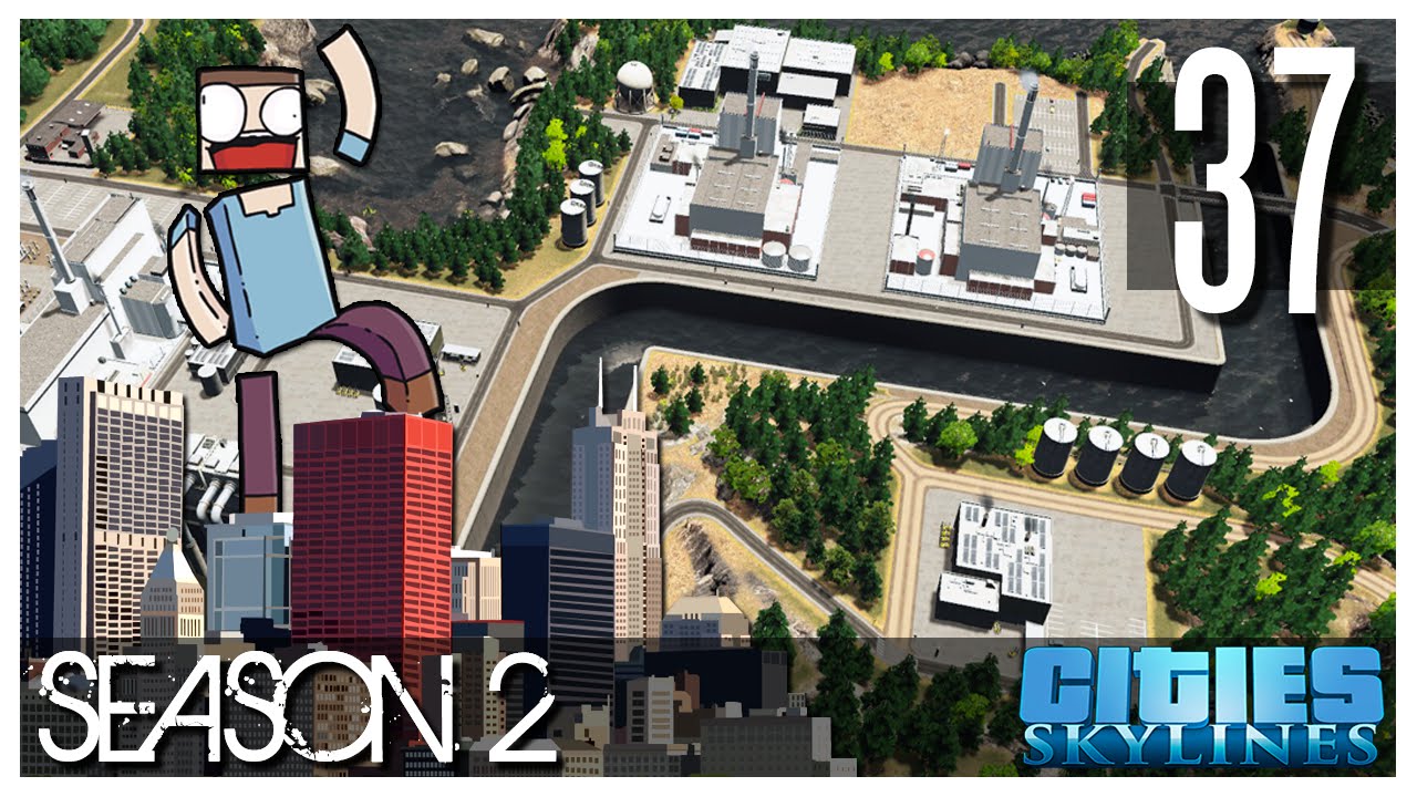 Cities Skylines - S2 Ep.37 : Nuclear Power Plant! (Forsmark) - YouTube