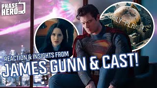Superman Trailer Reaction With James Gunn & Cast Insights