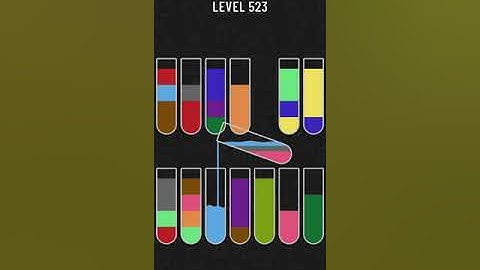 Water Sort Puzzle   level 523 !!! Mobile Cell Phone Game Walkthrough Android / Apple