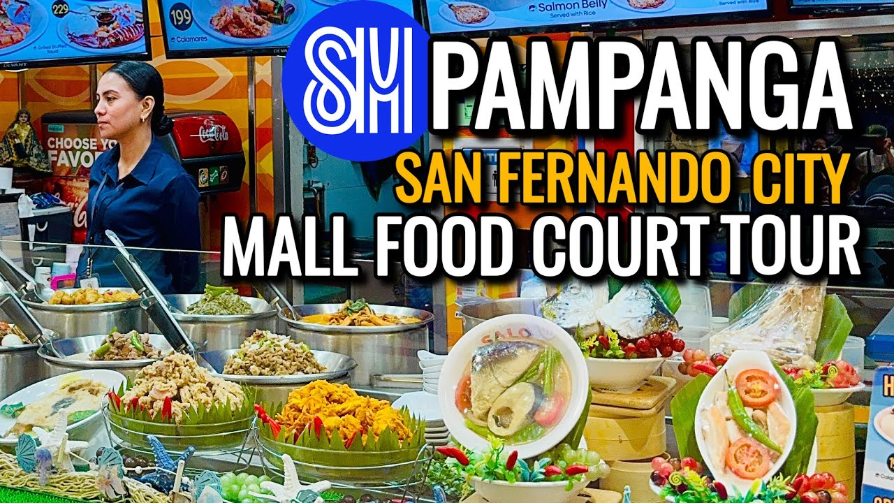 PHILIPPINES FOOD TOUR at SM Pampanga | INSIDE the LARGEST & LONGEST Mall in Pampanga!