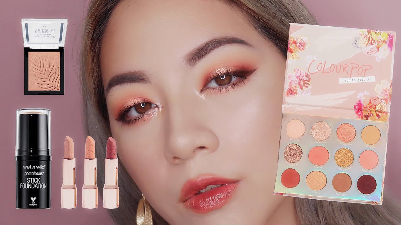 Colourpop Sweet Talk GRWM 甜美春天妝容 /wet n wild/Maybelline/ SARAH'S MACUP