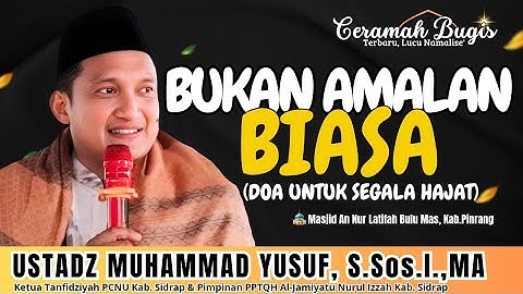 CERAMAH BUGIS TERBARU LUCU NAMALISE