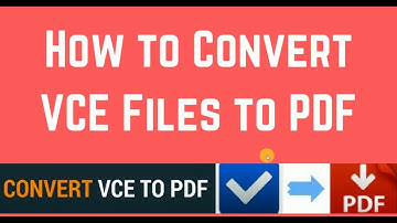 Convert VCE to PDF - 100% works 2023