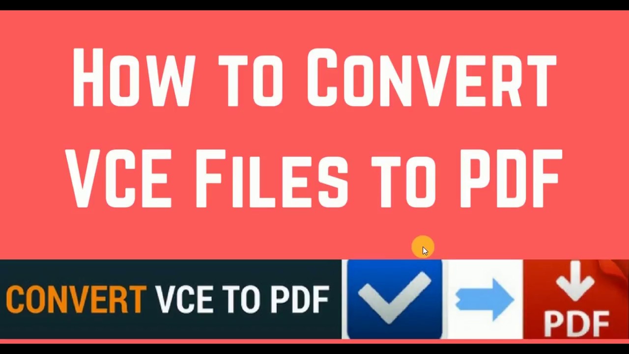 free vce files converter