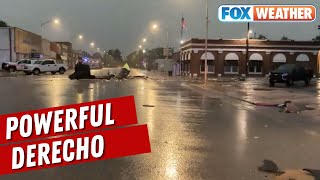 'Significant Damage' Reported As Derecho With 100mph Winds, BaseballSized Hail Rip Across Plains