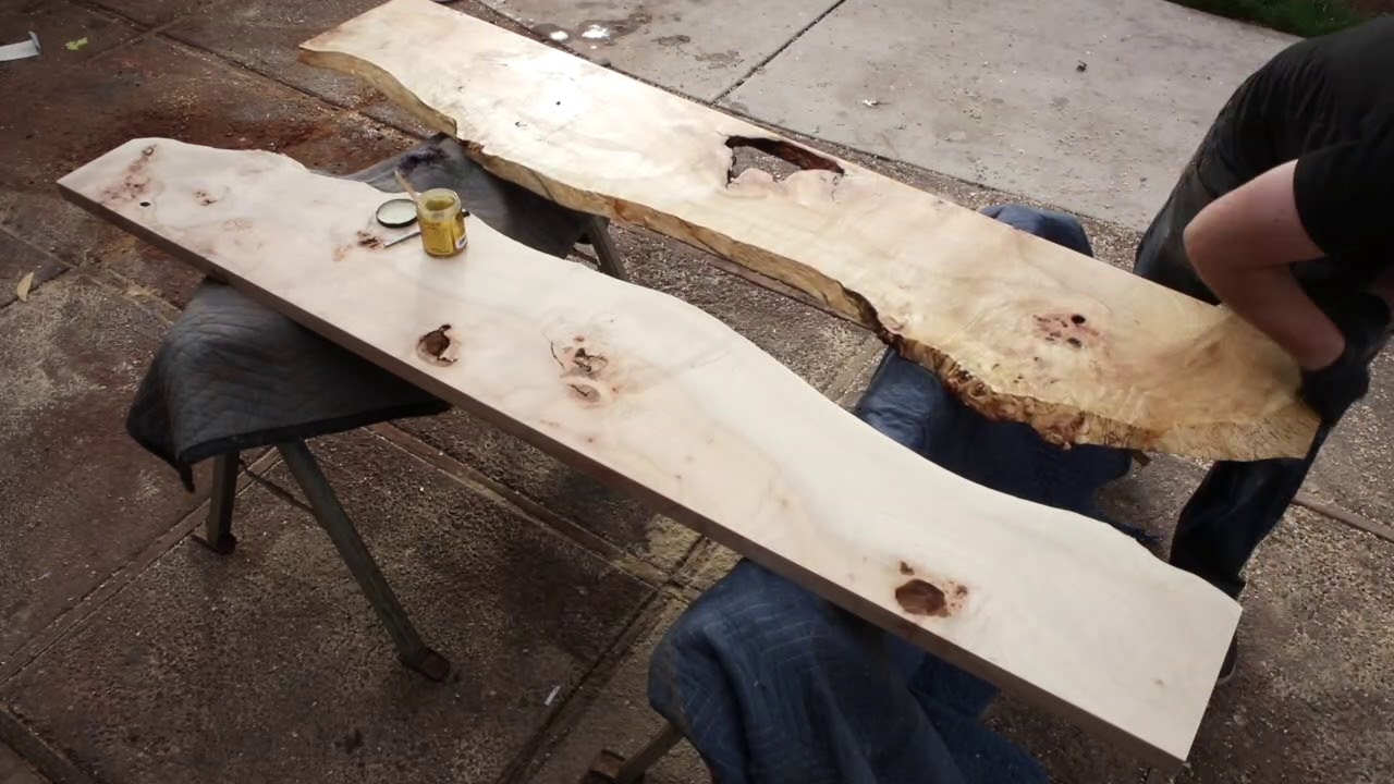 Figured Maple Grain Pop Timelapse Using Odies Oil YouTube Figured Maple Grain Pop Timelapse Using Odies Oil YouTube