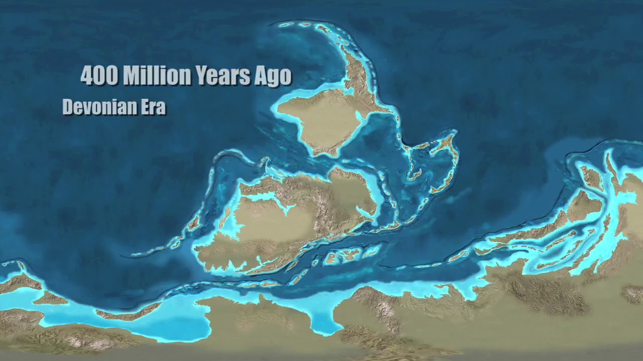 100 miliyon il əvvəl Yer kürəsi - YouTube