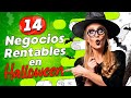 🎃 14 Negocios Rentables en HALLOWEEN 💸 Negocios en Halloween