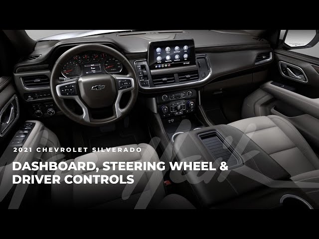 Dashboard, Steering Wheel & Driver Controls | 2021 Chevrolet Silverado |  Mac Haik How-Tos - YouTube