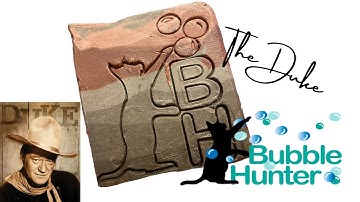 The Duke Handmade Soap | Cold Process Soap | Artisan Soap | Bar Soap | BubbleHunter Soap John Wayne