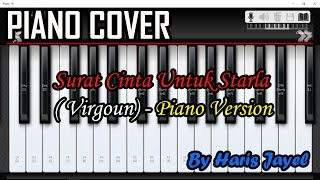 Vignette de la vidéo "Surat Cinta Untuk Starla - Virgoun (Cover) [Piano Version] By Haris Jayel"