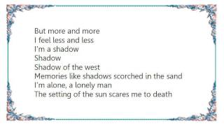 Video thumbnail of "Lindsey Buckingham - Shadow of the West Lyrics"