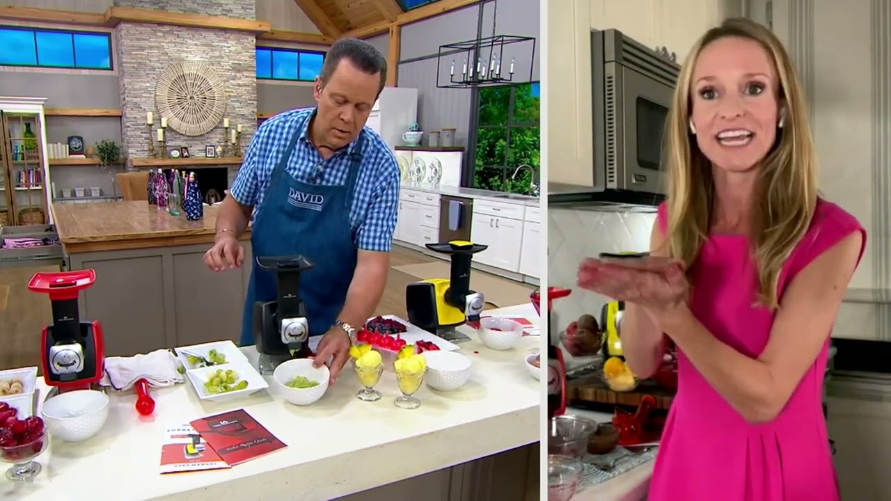 Uber Appliance Sorbet and Frozen Treat Maker w/ Accessories on QVC