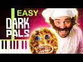 OMELETTE MAN SONG | Dark Pals - EASY Piano Tutorial