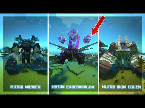 Aku Nyobain Addon Mobs Mutant Versi Minecraft Pe | ADDON MCPE | #Mutant #MinecraftPe