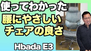 【腰が楽だ！】4万円台ならおすすめです。「HBADA E 3人間工学オフィスチェア」の第二段です