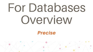 Benefits of Precise for Databases