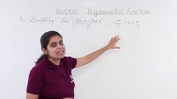 Class 12th – HOTS 7 on Inverse Trigonometric Functions | Trigonometric Function | Tutorials Point