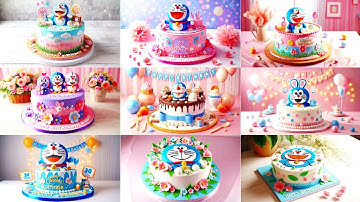 Happy birthday cake#Blue Doraemon Cake Design | Simple Birthday Cake for Boys & Girls#birthday song