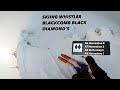 Skiing whistler blackcomb black diamonds via pov  horseshoe 431 and upper mcconkeys