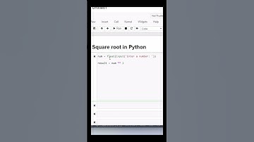 Square root in Python