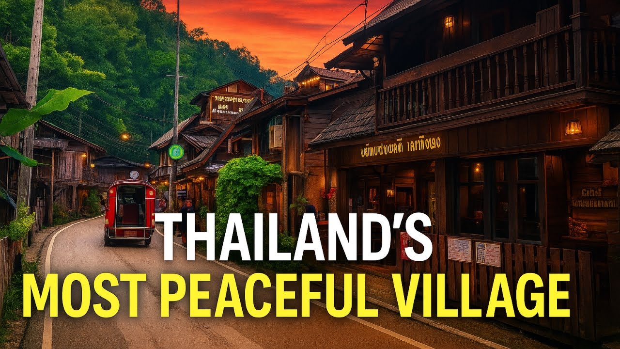 Mae Kampong Magic✨ Walking Through a Thai Village in the Clouds 