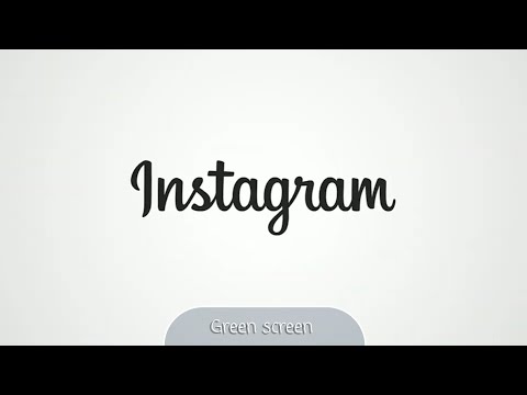 LETRAS Instagram Green Screen Free!