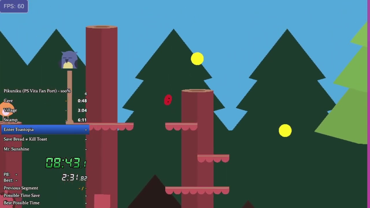 Pikuniku (PS Vita Port) - 100% Emulator Speedrun in 1:03:05