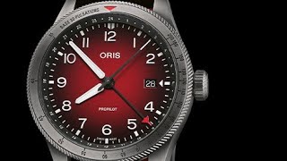 ORIS PROPILOT GMT, 41.50 MM, STAINLESS STEEL with pulsations scale