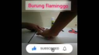 Membuat Origami Burung Flaminggo