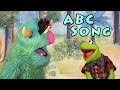 Puppet alphabet  abc song for children