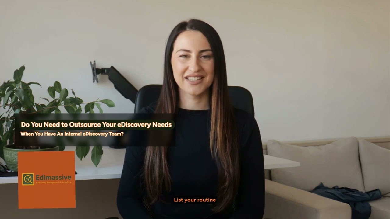 Do You Still Need to Outsource eDiscovery If You Have an Internal Team?