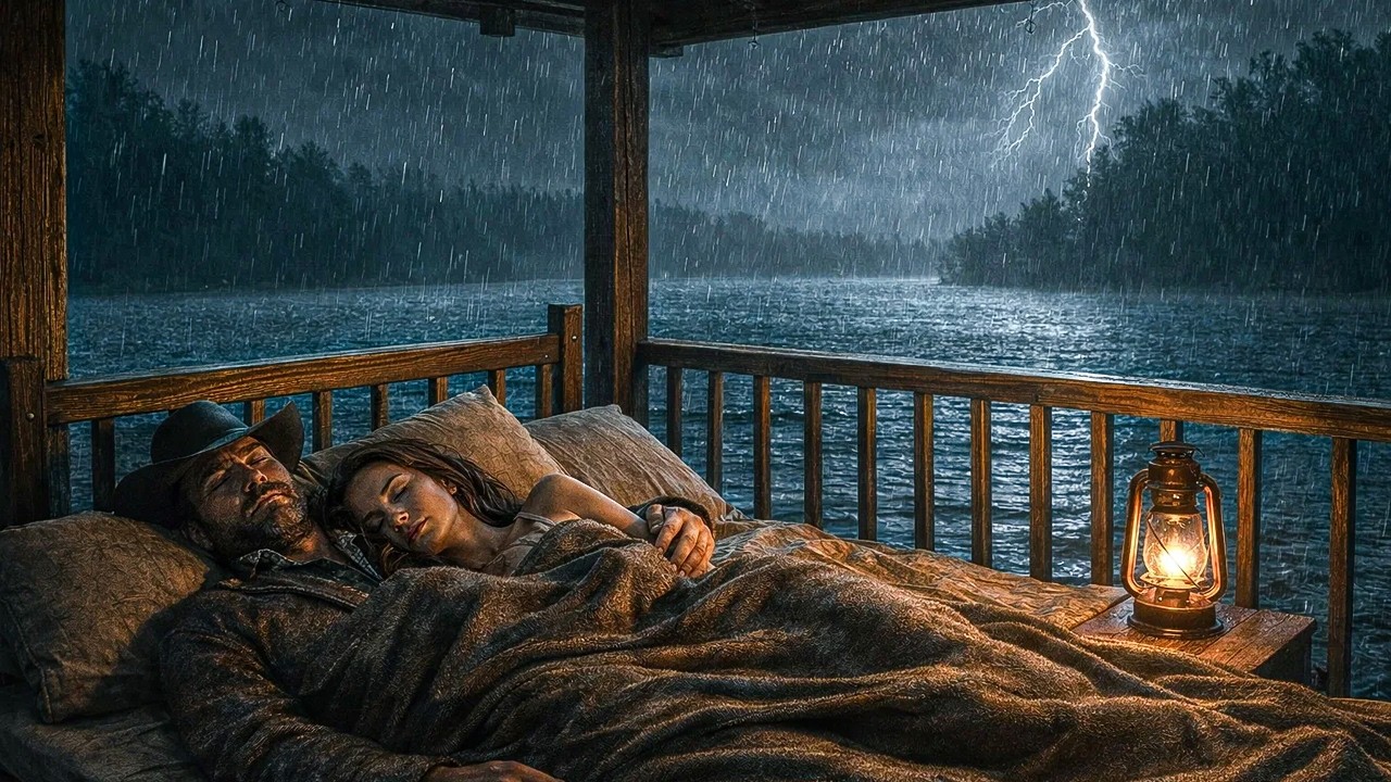 Together at the Lake House – John and Abigale Spend Night Together on a Cozy Porch Bed | RDR2 ASMR