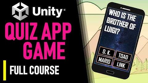 HOW TO MAKE A QUIZ GAME APP FOR MOBILE & PC IN UNITY - TUTORIAL [FULL COURSE]
