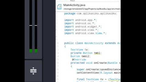 Membuat Aplikasi Dan Games Di Android , Dengan Android Aide part5