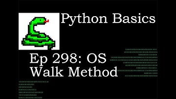 Python Basics OS Walk Method