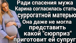 Карина решила стать суррогатной матерью ради спасения мужа. Она не знала, какой "сюрприз" её ждёт