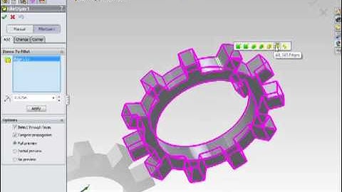 Solidworks Tutorial - Chamfers Fillets and The FilletXpert
