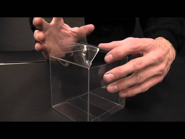 Crystal Clear Box Folding - Box Tips - Instructions 