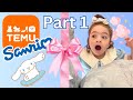 HUGE Temu Sanrio Haul 2024 | Part 1 of 3 | Plushies